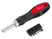 Отвертка реверсивная с набором бит, 6 предметов, PH 1, 2, 3, SL 3, 5, 7 CrV (Hobbi) (шт.) Отвертка реверсивная с набором бит, 6 предметов, PH 1, 2, 3, SL 3, 5, 7 CrV (Hobbi) (шт.)